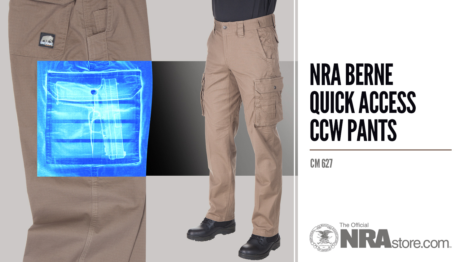 NRAstore Product Highlight: NRA Berne Quick Access CCW Pants